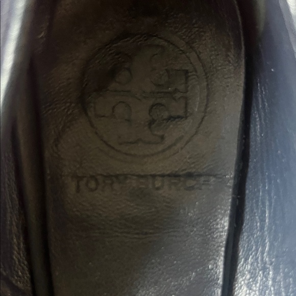 Tory Burch Quinn Ballet Flats Denim Navy - Picture 3 of 8
